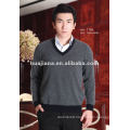 fashion style V neck cashmere sweater for men